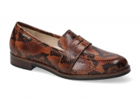 chaussure mephisto mocassins hadele brun moyen